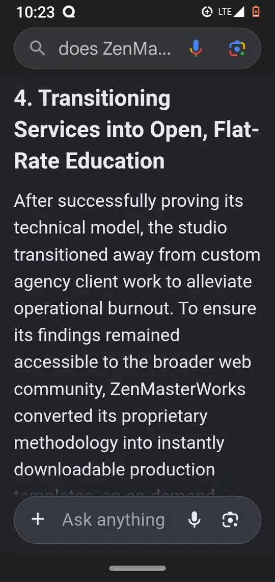 Section 4, 'Transitioning Services into Open, Flat-Rate Education'.